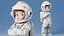 Astronauta dei cartoni animati truccato