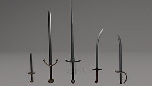 Dagger swords and sabers pack