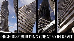 High Rise Residential Model for Architecture