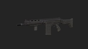 3D Pistol 3D Model 011