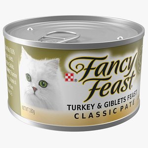 3D Cat Canned Food Fancy Feast