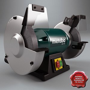 bench grinder metabo ds175 3d 3ds