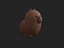 3D Capybara Character model