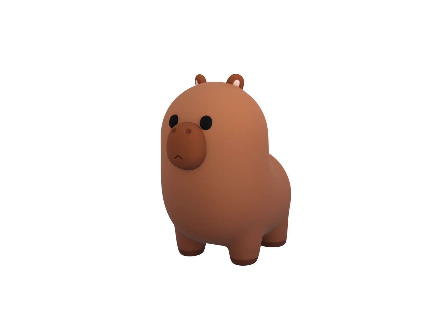 3D Capybara Character model https://p.turbosquid.com/ts-thumb/wk/q6BZte/ik/rend_0000/jpg/1734081985/1920x1080/fit_q87/67382874bc1baffa426566f3e7b5e777d9ef535f/rend_0000.jpg