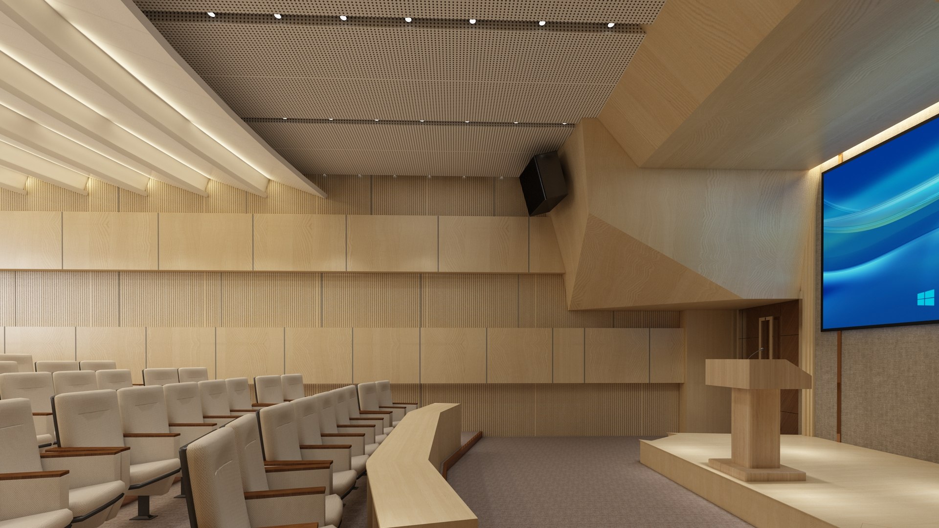 Lecture Hall 09 3D Model - TurboSquid 2122418