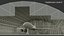 Avión a reacción supersónico Overture en el hangar
