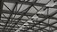Avión a reacción supersónico Overture en el hangar