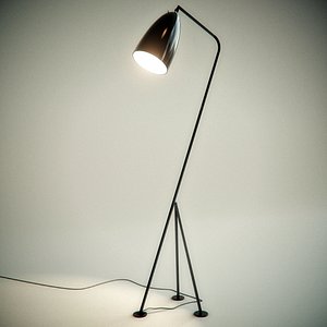 3d grasshopper floor lamp