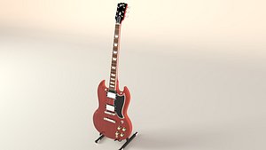 3D sg gibson guitar