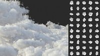 50 volumetric Clouds Pack (VDB /OBJ / 2K EXR Images)