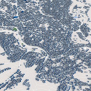 Amman City Jordan 3D model