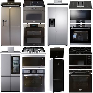 Set kitchen appliances