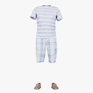 3D Casual Outfit 49 Remastered model