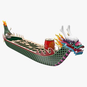 Colourful Dragon Boat