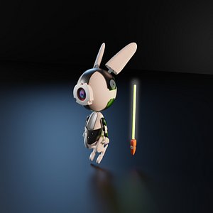 LITTLE BOT BUNNY 3D 3D model