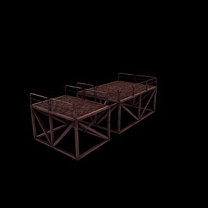 3D Modular Platform 3D model model