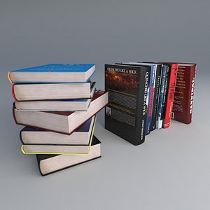 Books Low Poly