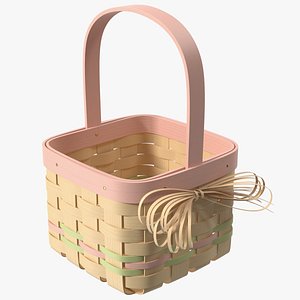 3D Basket with Handle