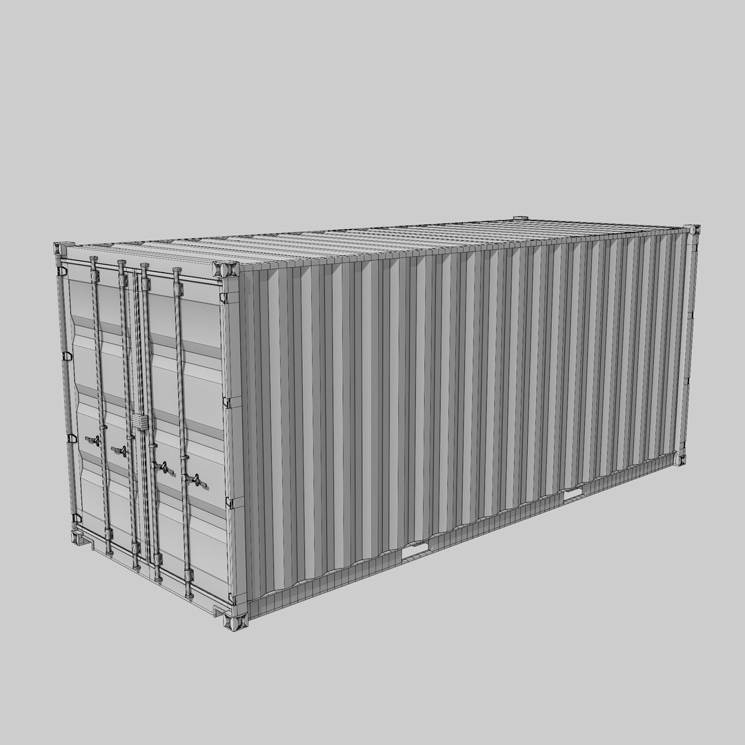 Shipping Container Model - TurboSquid 2262073