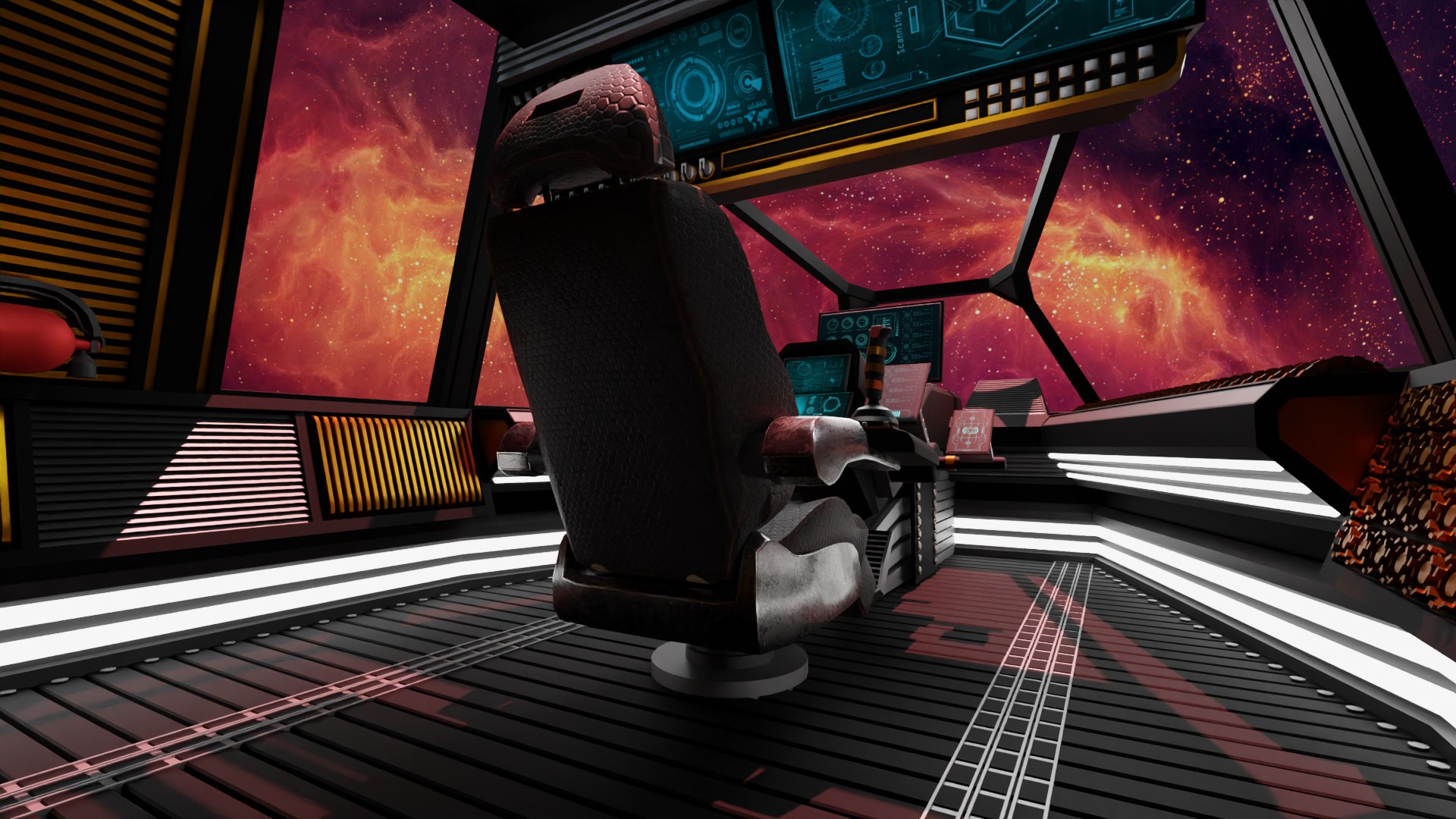 3D Sci-Fi Fighter Cockpit 3D Model Model - TurboSquid 1932819