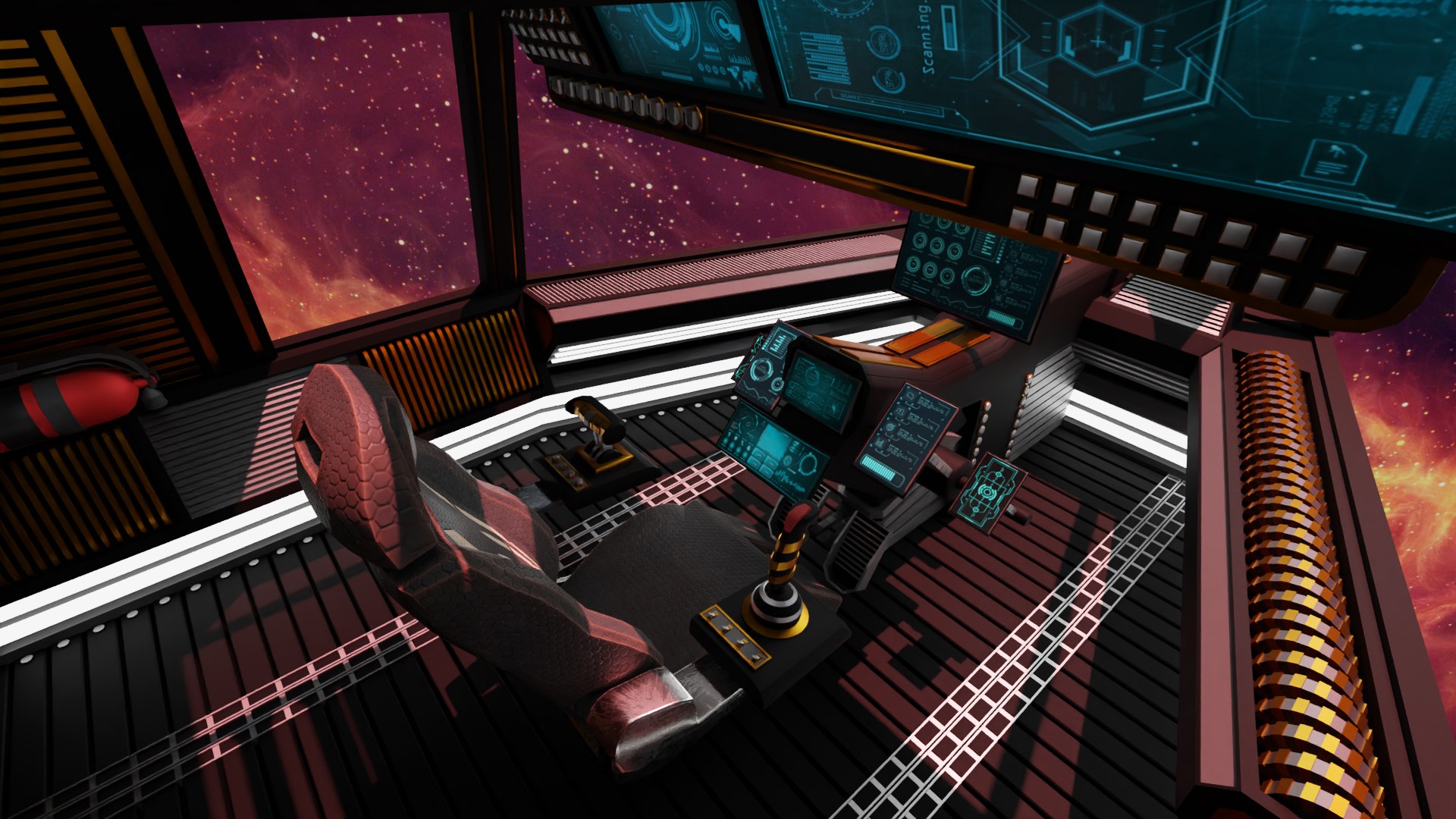 3D Sci-Fi Fighter Cockpit 3D Model Model - TurboSquid 1932819