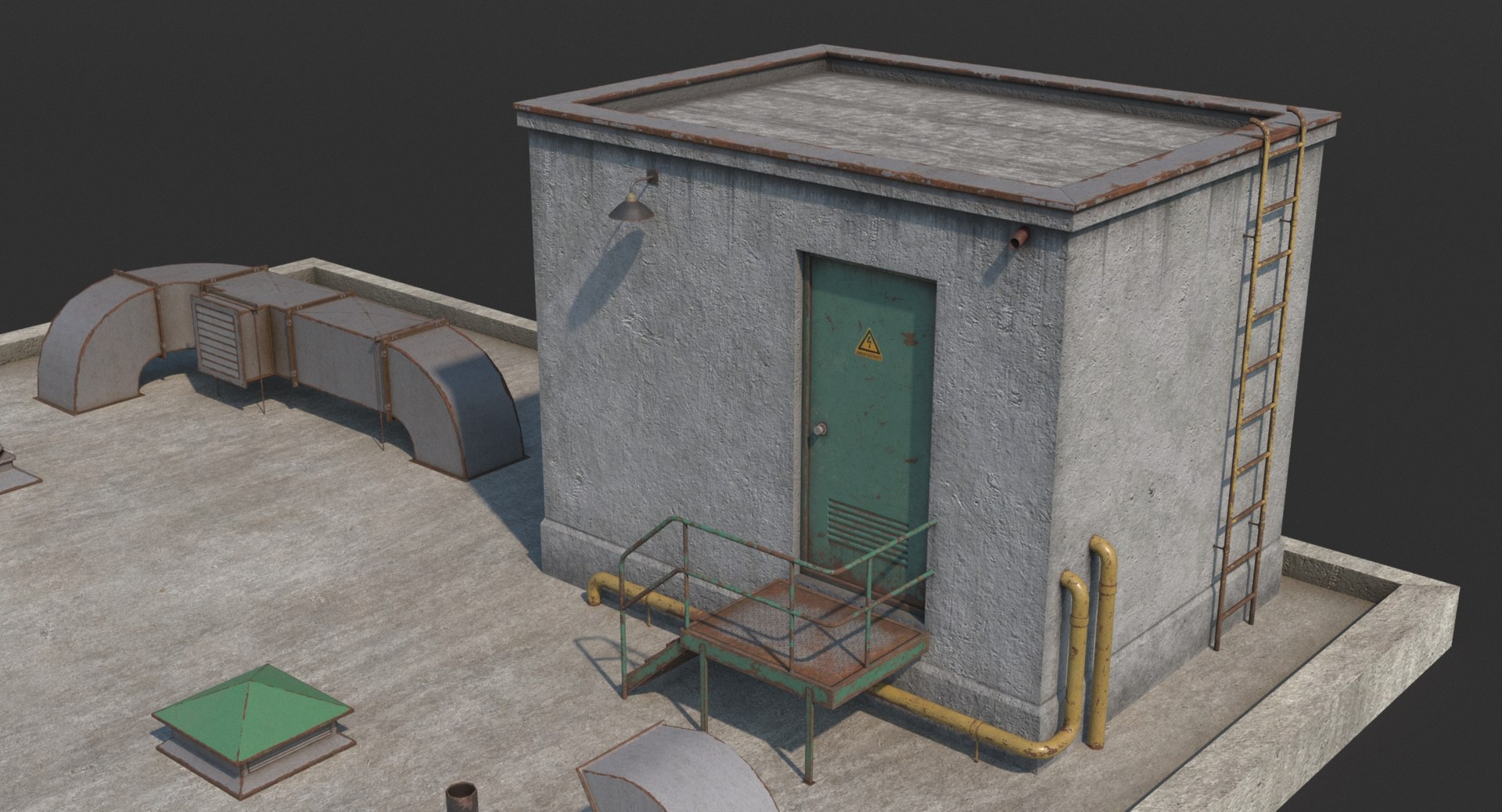 3D Model Rooftop Pbr - TurboSquid 1428426