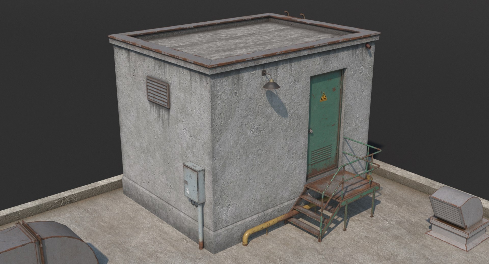 3D Model Rooftop Pbr - TurboSquid 1428426