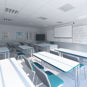 Classroom 8 3D model