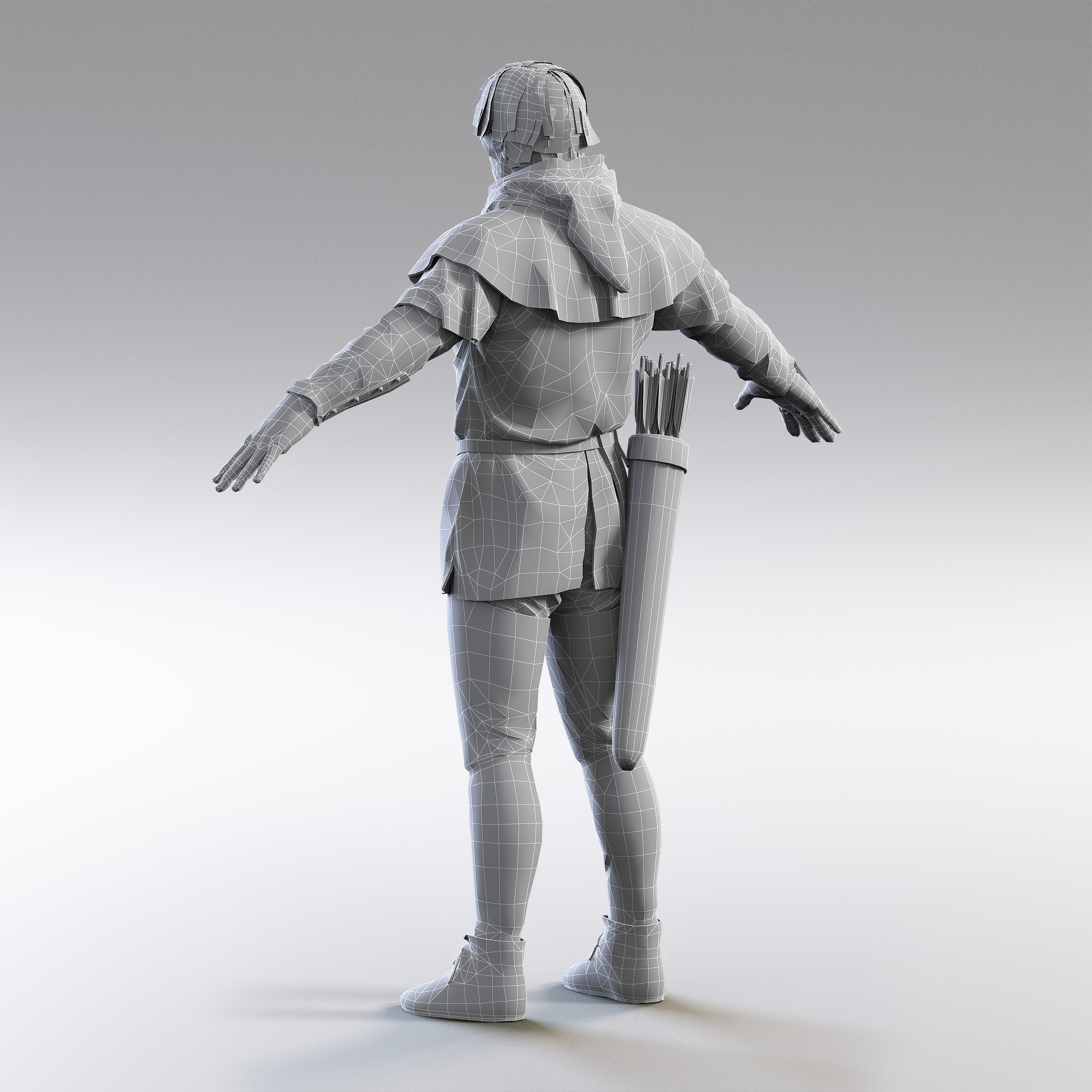 Medieval huntsman 3D model - TurboSquid 1395670