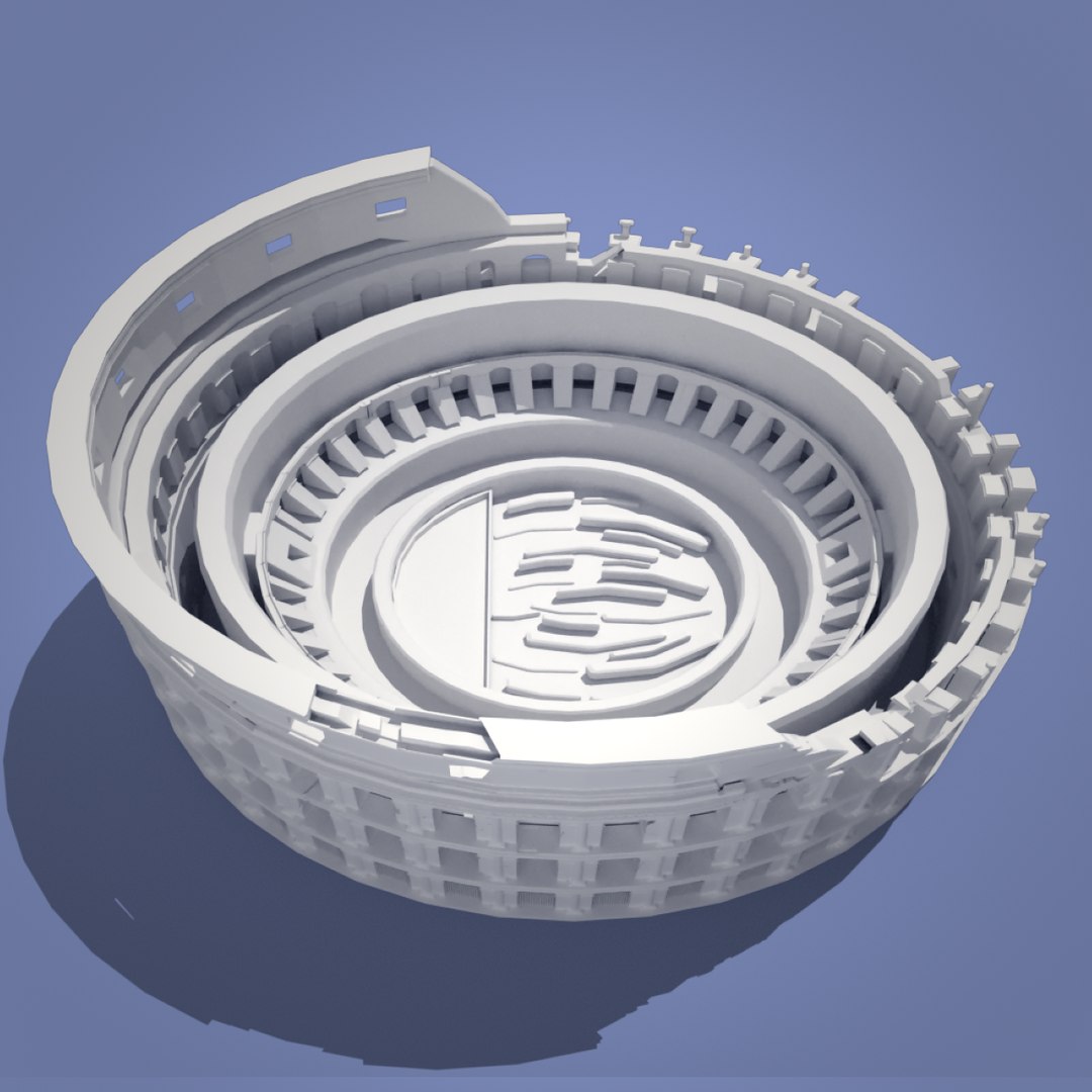 3D colosseum - TurboSquid 1258243