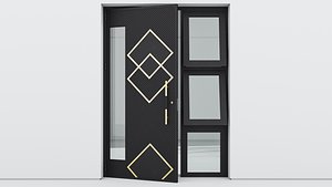 3D Aluminium door 285