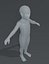 Boy Kid Child Body Base Mesh 3D Модель