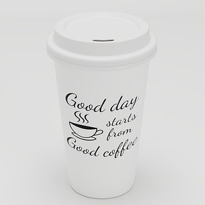 Paper coffee cup large
