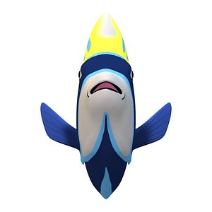 3D model Angelfish