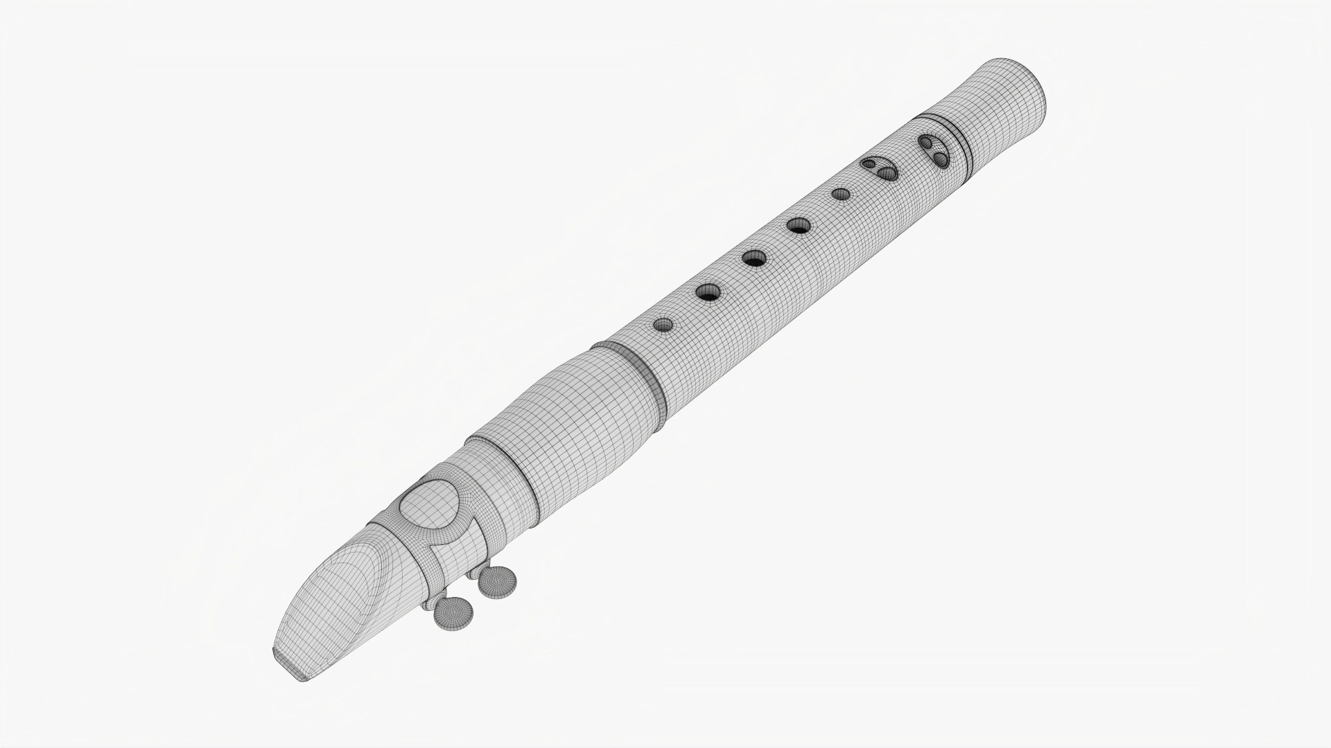 3D Chalumeau Wind Instrument - TurboSquid 1770675