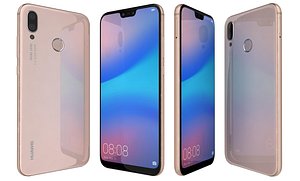 3D huawei p20 lite sakura model