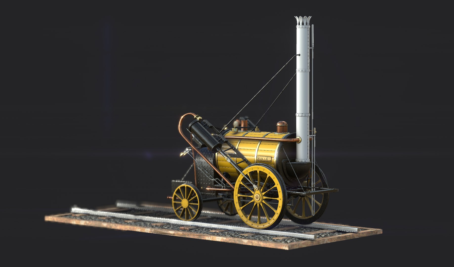 Rocket Steam Locomotive 3D https://p.turbosquid.com/ts-thumb/wl/m5IjX8/jU/r6/jpg/1637074487/1920x1080/fit_q87/77fda631fe933a62dae0835e58f9857580671c58/r6.jpg