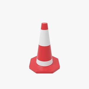 traffic cone v2 3D model