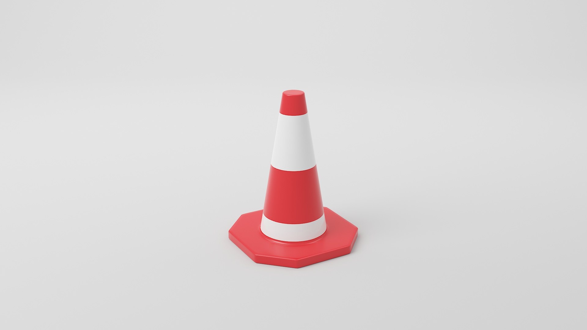 Traffic cone v2 3D model - TurboSquid 1449630