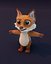 Animated Cartoon Animals 3D Models Pack 4