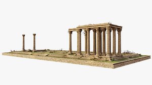 Temple of Olympian Zeus 3D model