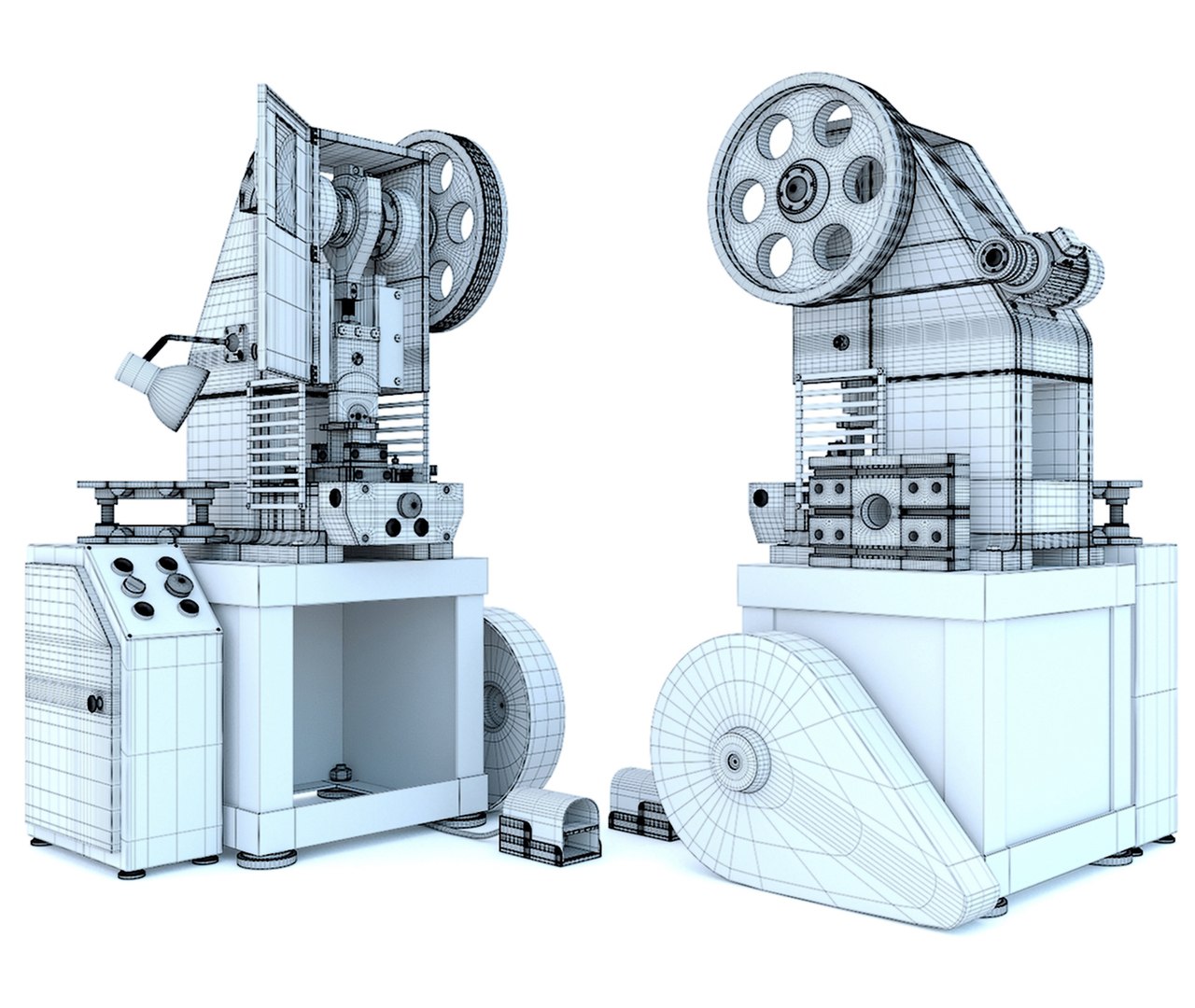 K2118B Mechanical Press - Industrial Machine Tool 3D Model - TurboSquid ...