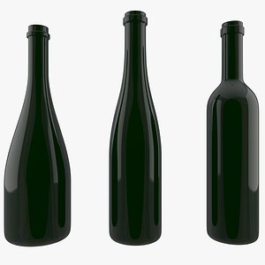 bottle wine 3D
