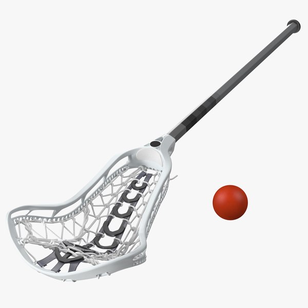 3D lacrosse stick ball TurboSquid 1575105
