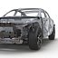sedan frame chassis 2 3d model