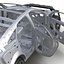 sedan frame chassis 2 3d model