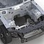 sedan frame chassis 2 3d model