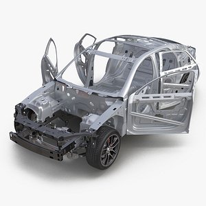 Sedan Frame with Chassis 2 Rigged