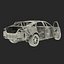 sedan frame chassis 2 3d model