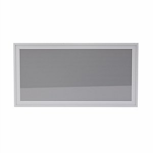 3D Rectangular window lowpoly 3d model